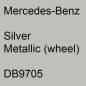 Preview: Mercedes-Benz, Silver Metallic (wheel), DB9705.